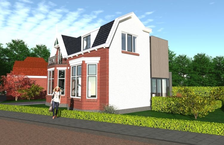 Renovatie/vergroten van een woning/monument te Enkhuizen.